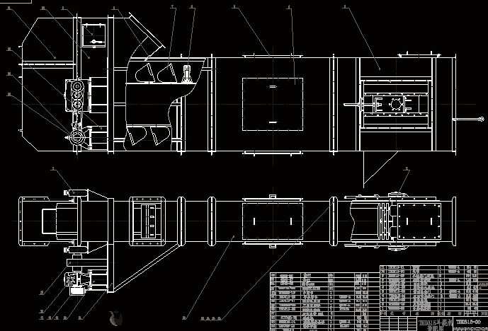 TD650皮帶挖斗提升機(jī)圖紙